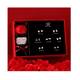 thumbnail image 2 of Flores Rojas Eternas Y 7 Pares De Pendientes, Mujeres Regalo, 2 of 4
