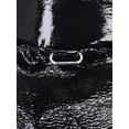 thumbnail image 4 of Courrèges Crop Vinyl Puffer Jacket – Black (Women's), 4 of 5