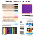 thumbnail image 3 of Set de arte portátil para dibujo COLOUR BLOCK de 40 piezas con estuche, 3 of 9