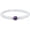 Moonstone & Amethyst, variant on Women's Birthstone Bracelet Moonstone Bracelet Crystal Bracelet for Women