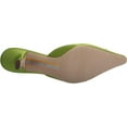 thumbnail image 4 of Sam Edelman Brit Sycamore Green Kitten Heel Slip On Pointed Toe Fashion Pumps (Sycamore Green, 8), 4 of 6