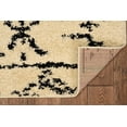 thumbnail image 3 of Moroccan Atlas Ivory Rug 3x5 Shag Distressed Geometric Modern Floor Covering, 3 of 6
