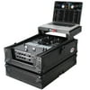 ProX XS-DJMS11LTBL Black on Black Flight Case for Pioneer DJM-S11 Mixer with Sliding Laptop Shelf