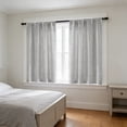 thumbnail image 5 of 2 Panels Linen Curtains Set for Living Room Bedroom, Light Filtering Textured Soft Window Curtain, Airy Soft Rod Pocket Elegant Drapes, 5 of 6