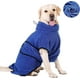 thumbnail image 1 of Bata de baño de microfibra para perros, lavable, pijama de secado rápido, toalla absorbente, abrigo para mascotas (S, azul), 1 of 5