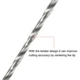thumbnail image 4 of Uxcell 5Pack 1.5mm Mini Micro Twist Drill Bits, High-Speed Steel Extra Long Drill Bit 120mm, 4 of 6