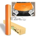 thumbnail image 2 of EZAUTOWRAP 7D Carbon Fiber Orange High Gloss Vinyl Wrap Bubble Free Air Release Decal 6D, 2 of 8