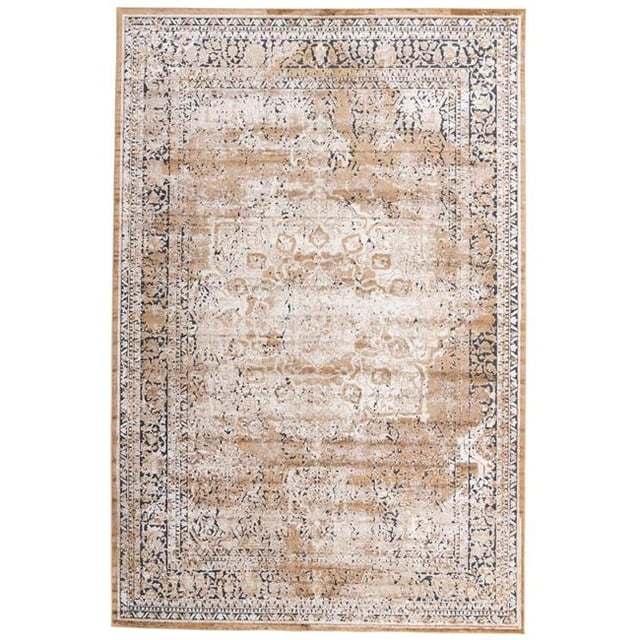 Unique Loom 3146803 10 ft. x 14 ft. 5 in. Chateau Roosevelt Rectangular Rug, Light Brown