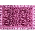 thumbnail image 1 of Ahgly Company Indoor Rectangle Abstract Pink Modern Area Rugs, 8' x 10', 1 of 4