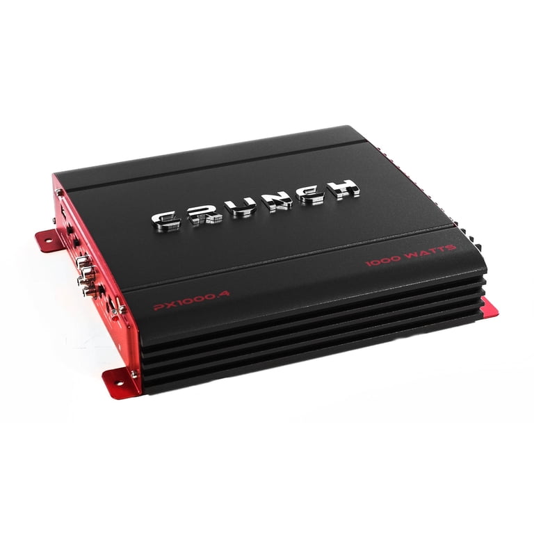 Crunch POWERX 1000 Watt 4 Channel Vehicle Audio Amplifier, Class A