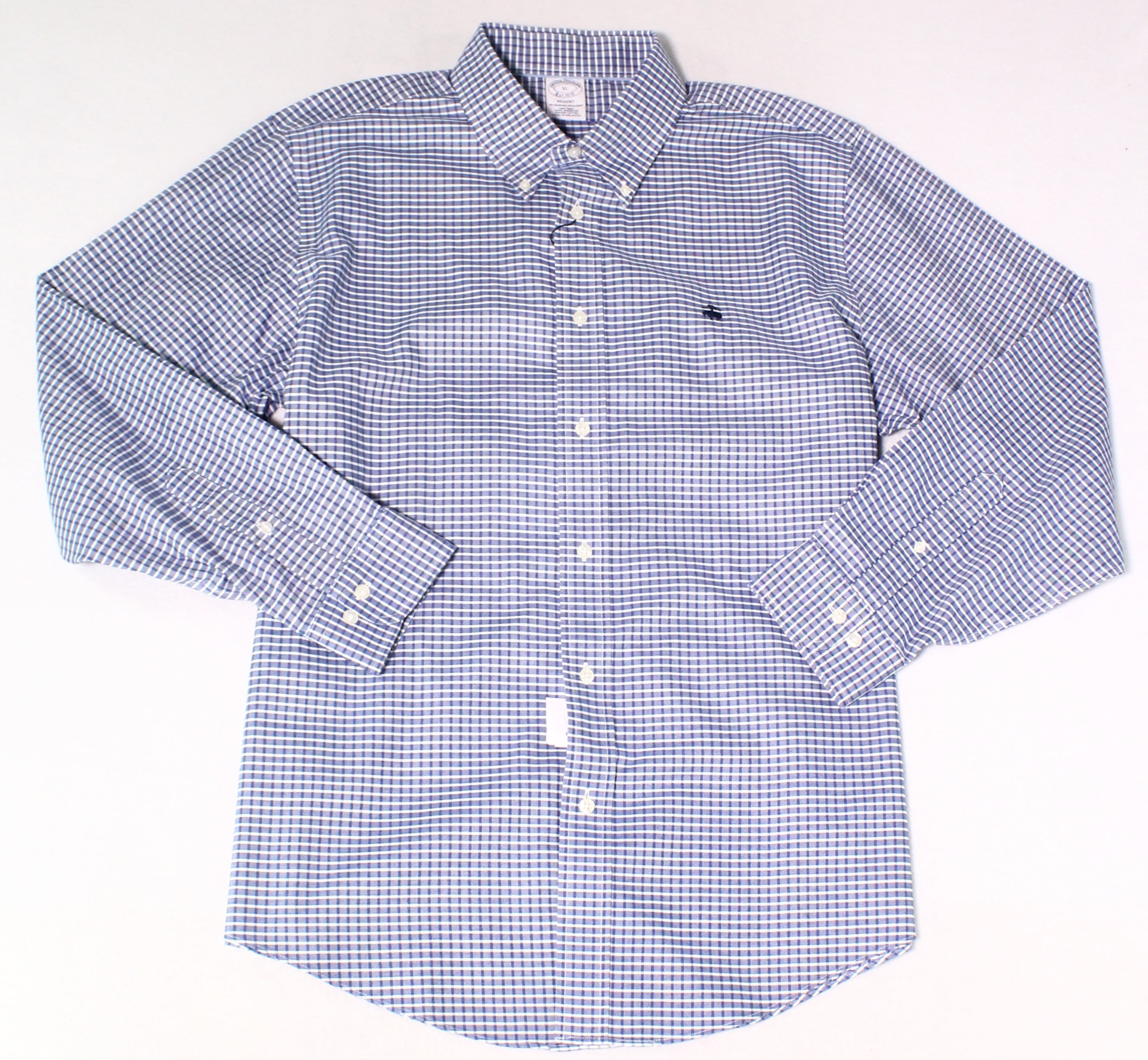 Brooks Brothers Brooks Brothers Mens Button Down Plaid LongSleeve