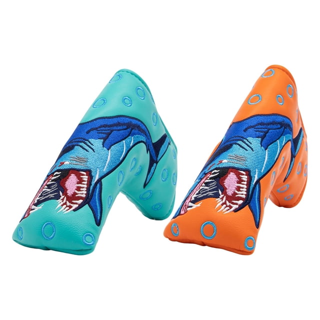 Headcover Blade Putter Guard Head Cover Sleeve + Headcover Blade Putter Guard Head Cover Sleeve Naranja shamjiam Fundas para cabezas de putter de golf