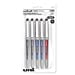 thumbnail image 3 of uni-ball Vision Needle Stylos à Bille Roulante, Pointe Micro (0,5 mm), Couleurs Assorties, Lot de 5, 3 of 4