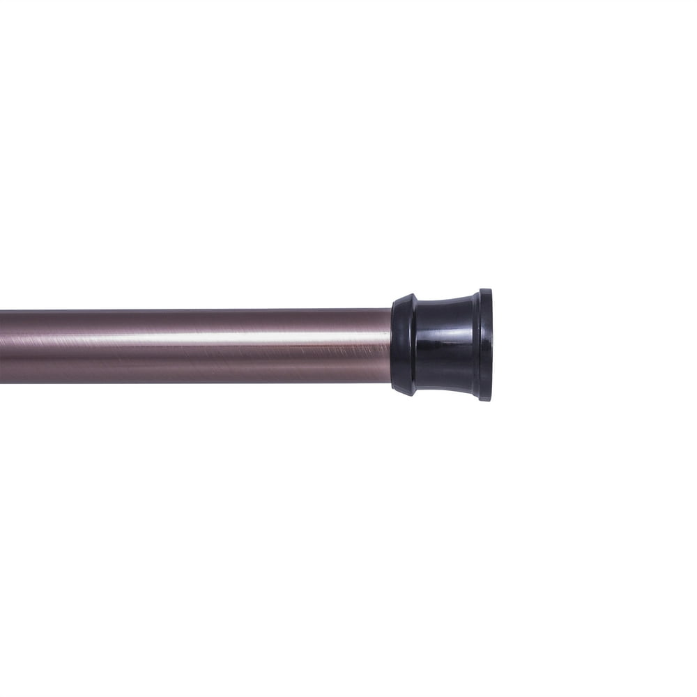Kenney® Twist & Fit™ No Tools RustProof Aluminum Shower Rod, 4272", Matte Oil Rubbed Bronze