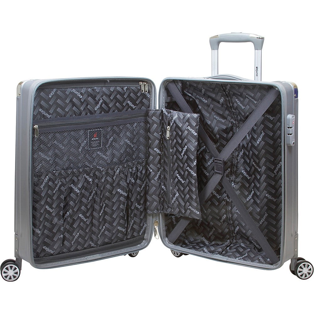 Dejuno Moda Scratch Resistant 3-Piece Hardside Spinner Luggage Set-Olive