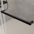 thumbnail image 5 of Yesurprise Glass Shower Door, Frameless Shower Door with 2 Towel Bar Handles, 4 Rollers, Transparent Tempered Glass, Sliding Glass Shower Door, Reversible Installation, 5 of 7