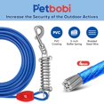 thumbnail image 2 of Cable de amarre para perros Petbobi y estaca de 40 pies, resistente, 2 of 6