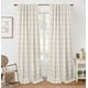 thumbnail image 1 of Cortinas DriftAway 100% opacas de lino a cuadros para ventanas, 2 unidades, 1 of 9