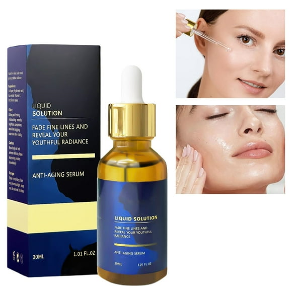 Facial Serum, Vitamin C & E Serum, Anti-Aging Firming Facial, Boosts Skin Collagen Production, Diminishes Fine Lines & Wrinkles for a Youthful Glow, 1Pcs