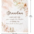 thumbnail image 7 of DAJU Grandma Gifts Gifts for Grandma Blanket Grandma Birthday Gifts Grandma Gifts from Grandchildren Grandma Gift Ideas Best Great Grandma Gifts Grandmother Gifts Christmas(50*60inch), 7 of 7