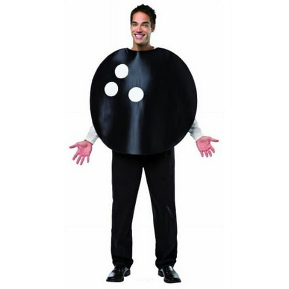 Lets Bowl Ball - Black & White - One Size