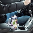 thumbnail image 7 of Eggplants 40 oz Tumbler with Handle Insulated&nbsp;Travel Mug&nbsp;Lid Straw Leak Proof Steel Vacuum Water Bottles Glasses Fits in Car Cup Holder, 7 of 7