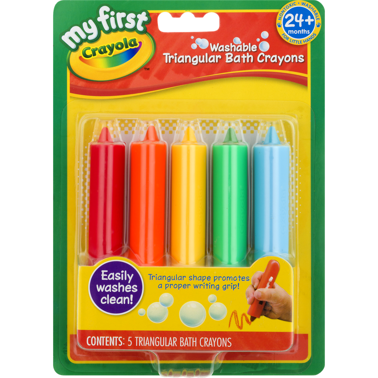 Crayola My First Bath Crayons Non-Toxic (5 Pack)