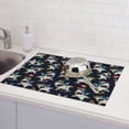 thumbnail image 6 of Sikiie Cartoon Sharks Dish Drying Mat, Kitchen Counter Mat, Self Drying Mat for Kitchen Counter Dish Drying Pad ,for Dishes, Utensils, Pots and Pans（24" x 18"）, 6 of 7