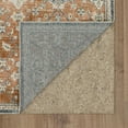 thumbnail image 6 of Mohawk Home Garrett Washable Low Pile Stain and Fade Resistant Indoor Runner Rug, Dark Orange, 2' X 10', 6 of 7