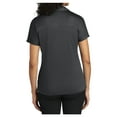 thumbnail image 2 of Womens Crossover Polyester Raglan Polo T-Shirt Battleship Grey Small, 2 of 6