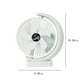 thumbnail image 3 of Ventilador de escritorio recargable por USB | Ventilador silencioso de 3 velocidades y batería | Ventilador portátil pequeño para dormitorio, oficina, casa y residencia universitaria, 3 of 7