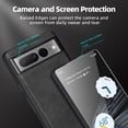 thumbnail image 4 of X-level Google Pixel 7 Pro Case, Anti-Scratch Premium PU Leather Soft TPU Bumper Shockproof Protective Phone Cover Case for Google Pixel 7 Pro (Black), 4 of 6