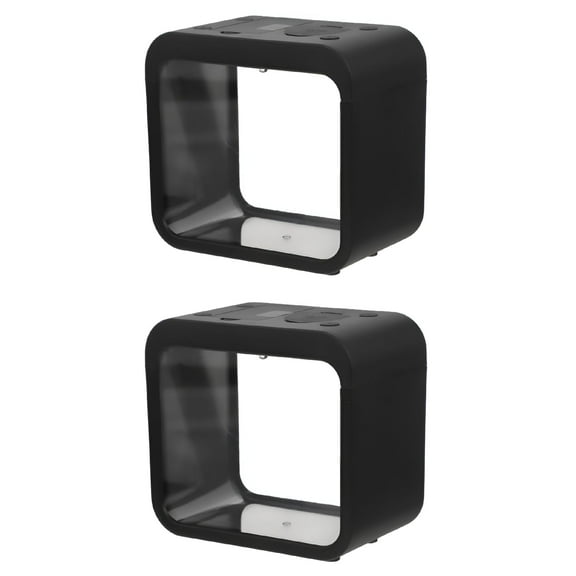 ACDANC Creative Aquarium Clear Fish Tank Small Betta Aquariums & Bowls Desktop Plastic 2 Count