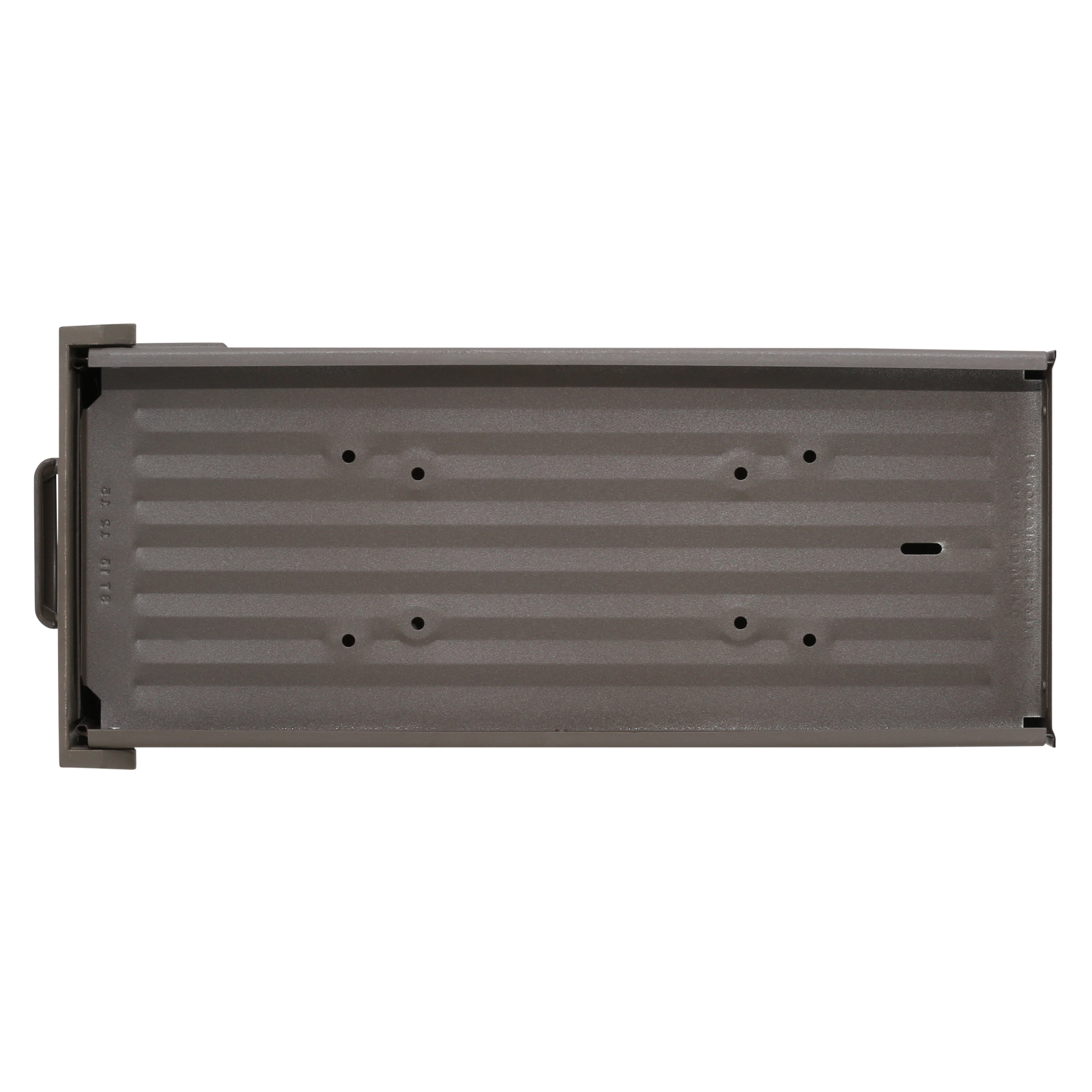 Architectural Mailboxes Arlington Galvanized Steel, Large, Post-Mount Mailbox in Textured Bronze
