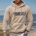 thumbnail image 1 of MHFRRA Sudadera con Capucha de Invierno con Diseño Bordado, Acogedora Sudadera para Clima Frío, Suave y Cálida, de Manga Larga, Informal, para Uso Diario Caqui, 1 of 3