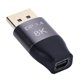 thumbnail image 3 of Adaptador Mini Hembra a Macho Conector de Monitor de Computadora de Cabeza de Conversión DisplayPort HD Mutua de 2 Vías 8K 60Hz Plug And Play, 3 of 8