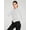 White, variant on Women's Full Zip Sports Jacket, Stand Collar Long Sleeve Workout Jacket for Running, Yoga and Activewear
