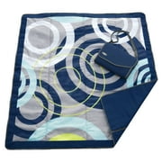 JJ COLE Outdoor Blanket - 7 X 5 - Blue Orbit