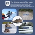 thumbnail image 4 of Microspikes, Traction Cleats, Ice Cleats For Walking, Adjustable Anti-Slip Grips For Snow Ice Surfaces Men Hiking Boots, 4 of 8