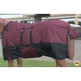 thumbnail image 5 of 70 In Hilason 1200D Ripstop Waterproof Turnout Winter Turnout Horse Blanket Wine, 5 of 8
