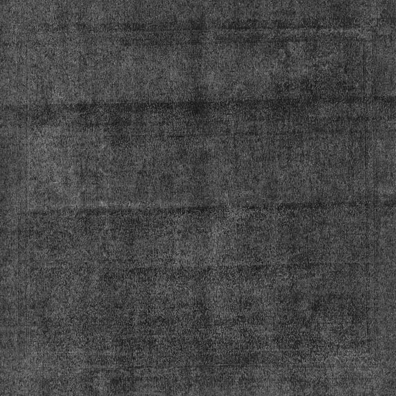 Ahgly Company Indoor Square Abstract Gray Modern Area Rugs, 8' Square