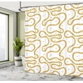 thumbnail image 4 of Ambesonne Realistic Shower Curtain, Chain Drawing on Plain, 69"Wx75"L, White Apricot, 4 of 4