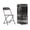 Black, variant on Hercules Set of 10 Indoor/Outdoor Heavy-Duty Plastic Folding Chairs, Foldable Commercial Stacking Chairs with 650-lb. Static Weight Capacity, White
