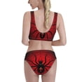 thumbnail image 3 of Picia Spider on the Web Women's High Waisted Bikini Scoop Neck Swimsuit Two Pieces Bathing Suit-X-Large, 3 of 8