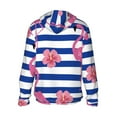 thumbnail image 2 of Goofa Pink Flamingo Printed Women's UPF 50+ Sun Protection Hoodie Jacket Lightweight Long Sleeve Sun Shirt for Women with Pocket Hiking Outdoor-Medium, 2 of 9