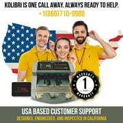 Kolibri Kolibri Bill Counter: 1,200 bills per min, advanced counterfeit detection, set up in minutes