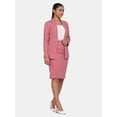 thumbnail image 3 of Women’s Work Formal Stretch Skirt Suit - Pink, 3 of 5