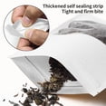 thumbnail image 4 of HLONK 100 Pack Small Resealable Bags  Airtight White Kraft Paper Bags with Clear Window  Seed Storage Spice Bag  Small Packaging Bags for Storage Sample Bags Heat Sealable Bags, 4 of 8
