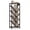 Rustic Brown & Black, variant on Costway Tree Bookshelf 9-Tier Freestanding Bookcase Corner Narrow Display Shelf for Home White & Gold