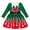 Green Elf, variant on Lanbubble Girls Ugly Christmas Sweater Dress Long Sleeve Knit Ruffle-Trim A-Line Holiday Outfit for Kids 2-9 Years